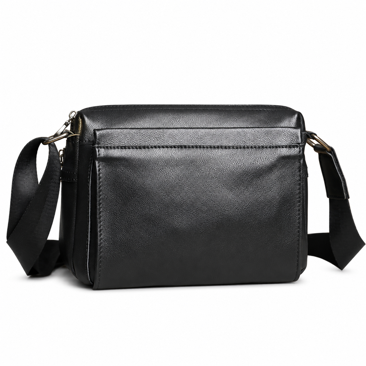 Skulderveske i Ekte Skinn for Herre – Crossbody Messengerbag til 9,7" iPad