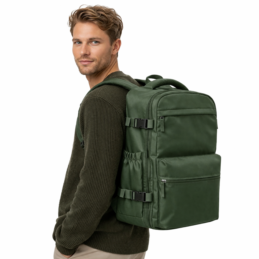 Vakuum Ryggsekk – Utvidbar Laptopsekk med Stor Kapasitet for Reise og Hverdag