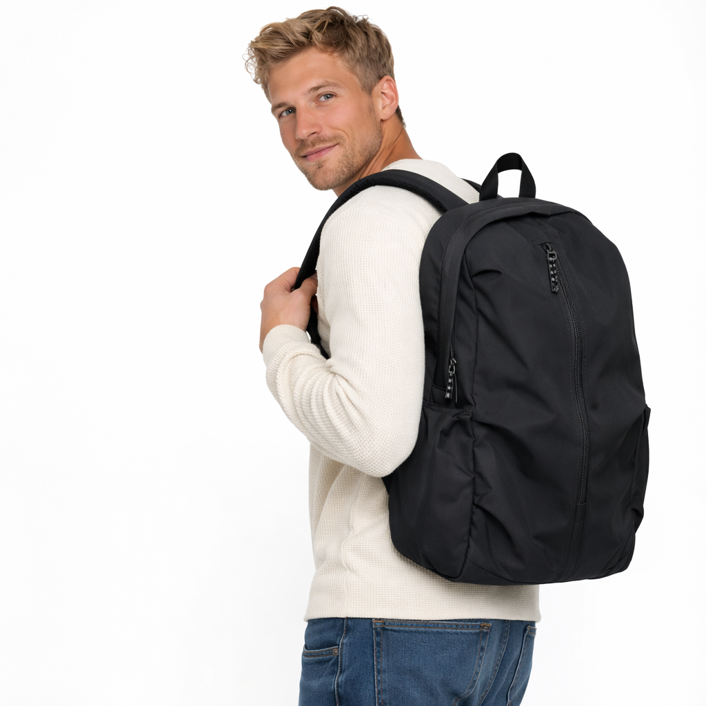 Lett Laptopryggsekk 15,6" 30L – Vanntett Sekk for Reise, Skole og Hverdag