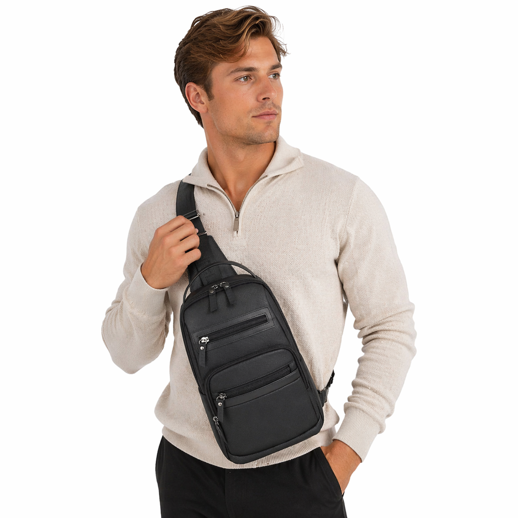 Mini Crossbody Veske – Vanntett Skulderveske for Reise og Hverdag