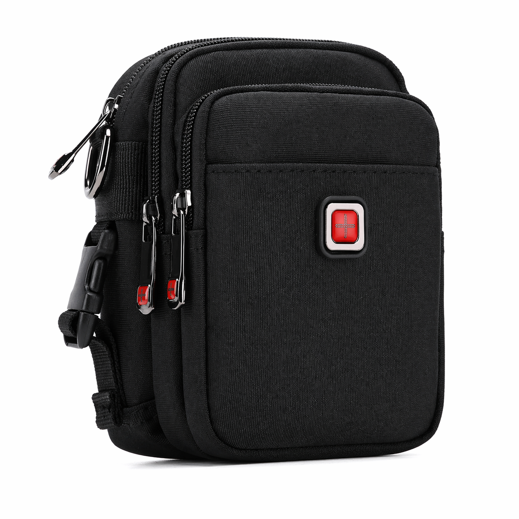 Mini Crossbody Veske – Vanntett Skulderveske med Beltefeste