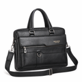 PC-veske til Herre i PU-skinn – Elegant Messenger & Business Bag