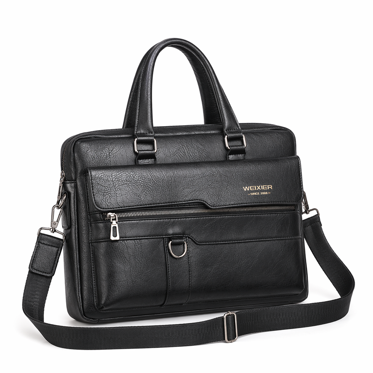 PC-veske til Herre i PU-skinn – Elegant Messenger & Business Bag