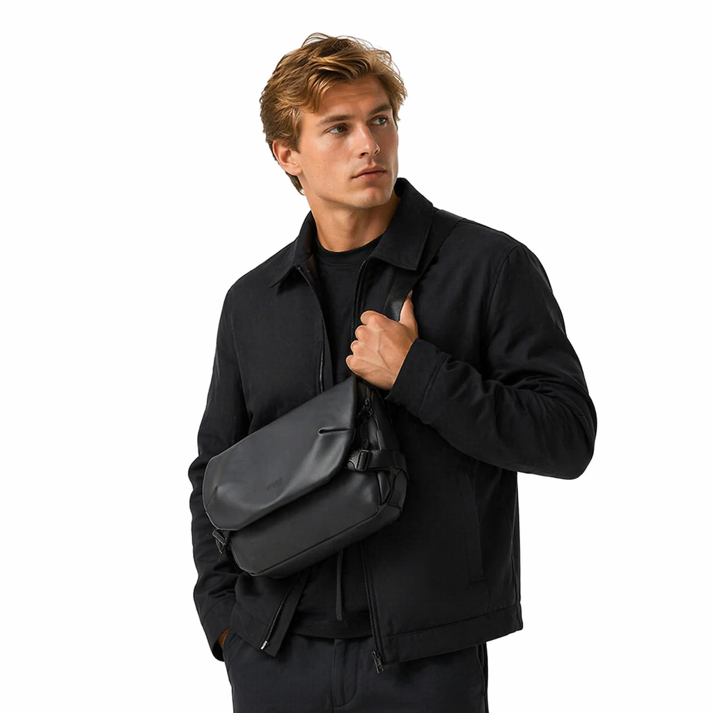 Vanntett Crossbody Veske med Klaff – Tyverisikker Skulderveske for iPad