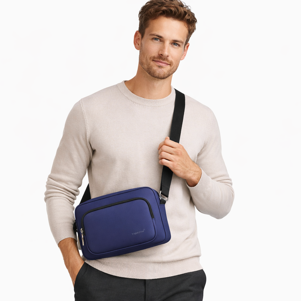 Vanntett Crossbody Veske for Dame – Lett og Stilren Messenger Bag