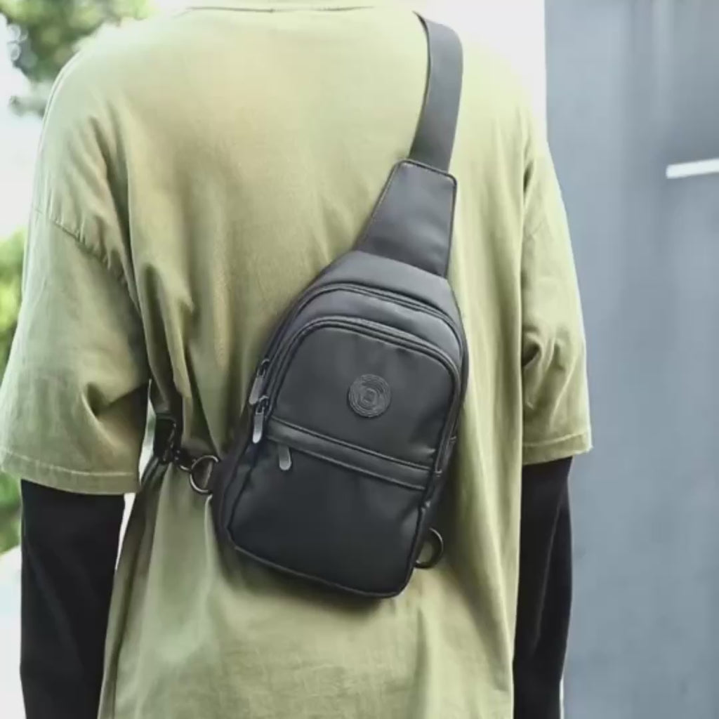 Tyverisikker Sling Bag – Crossbody Veske med Plass til 7,9" Nettbrett