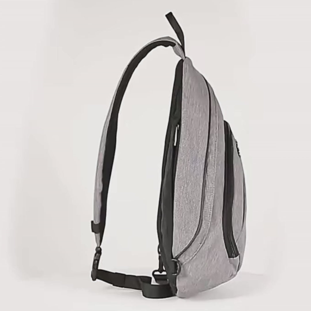Sporty Sling Bag med USB-port – Praktisk Crossbody Veske for Reise, Skole og Hverdag